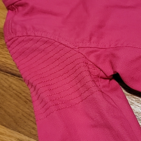 Gap Pink Moto Denim Jacket - 2 yrs - Picture 2 of 5